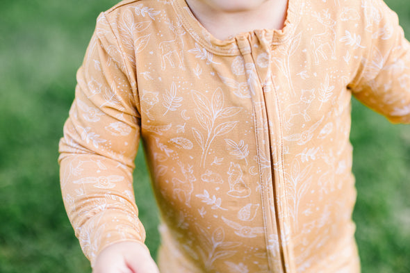 Woodland Animal Bamboo Zippy Sleeper