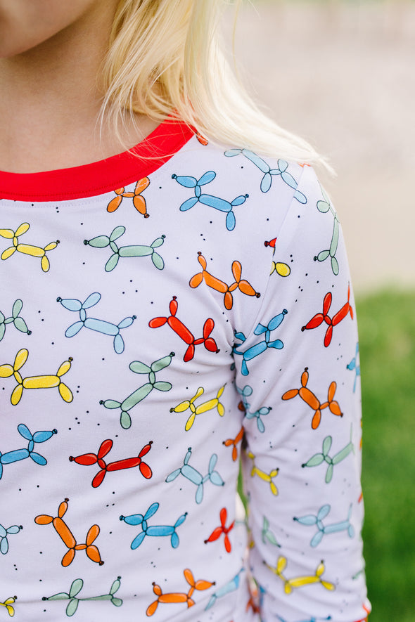 Balloon dog kids bamboo PJs
