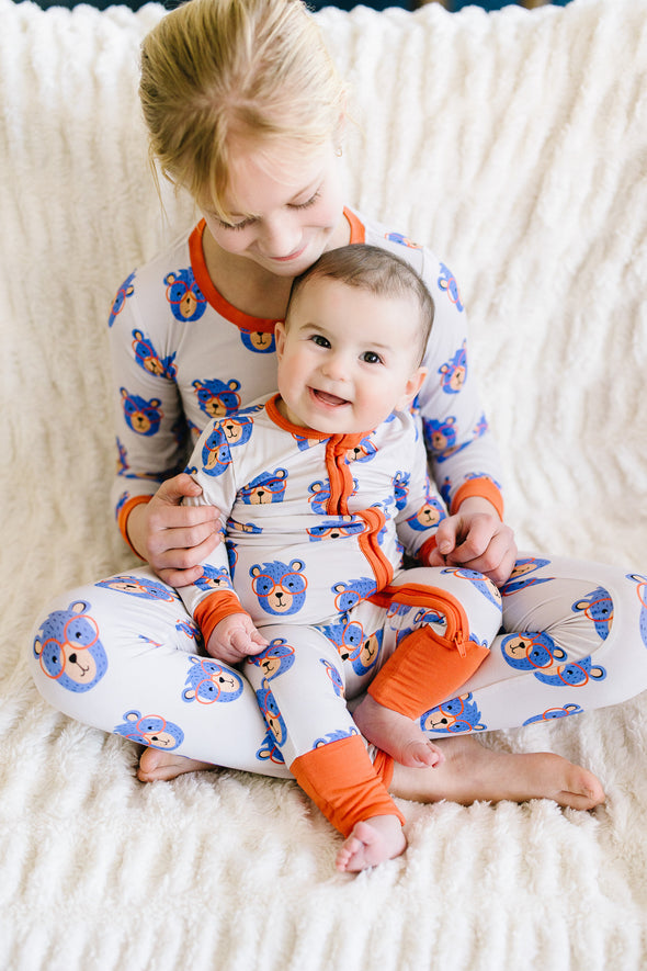 Smarty bear bamboo baby zippy PJ