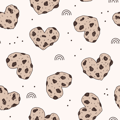 Cookie Heart bamboo baby zippy PJ